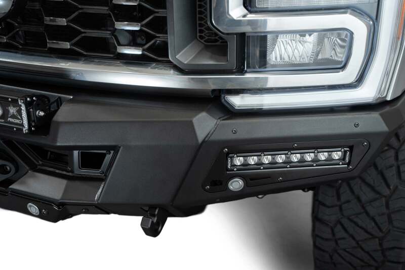 Ford F350 Super Duty Bumper - Front - Addictive Desert Designs - Phantom Winch Front Bumper - Hammer Black - `23-`27